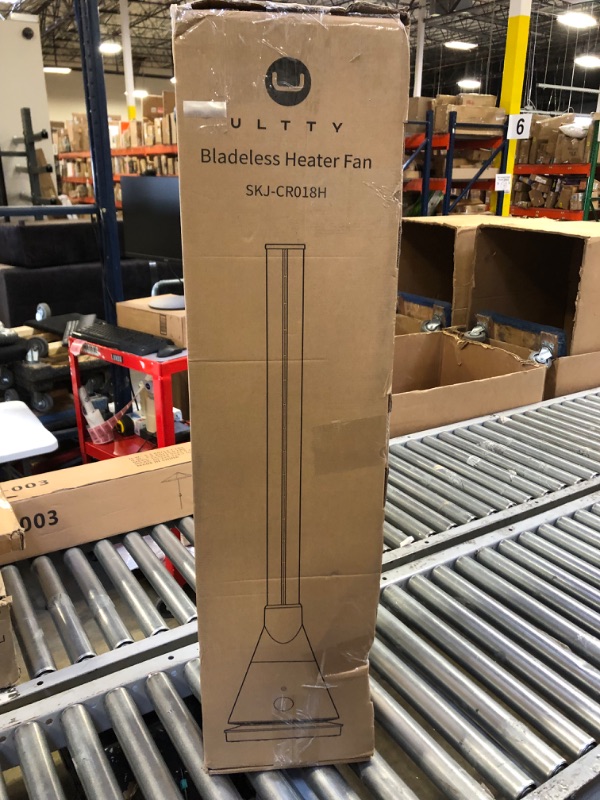 Photo 1 of ULTTY Electric Space Heater for Indoor Use,1400W Fast Heating Portable Heater Fan Combo with Remote,12 Modes,Overheat & Tip-Over Protection,8H Timer,90° Oscillating Ceramic Heater for Office Bedroom
