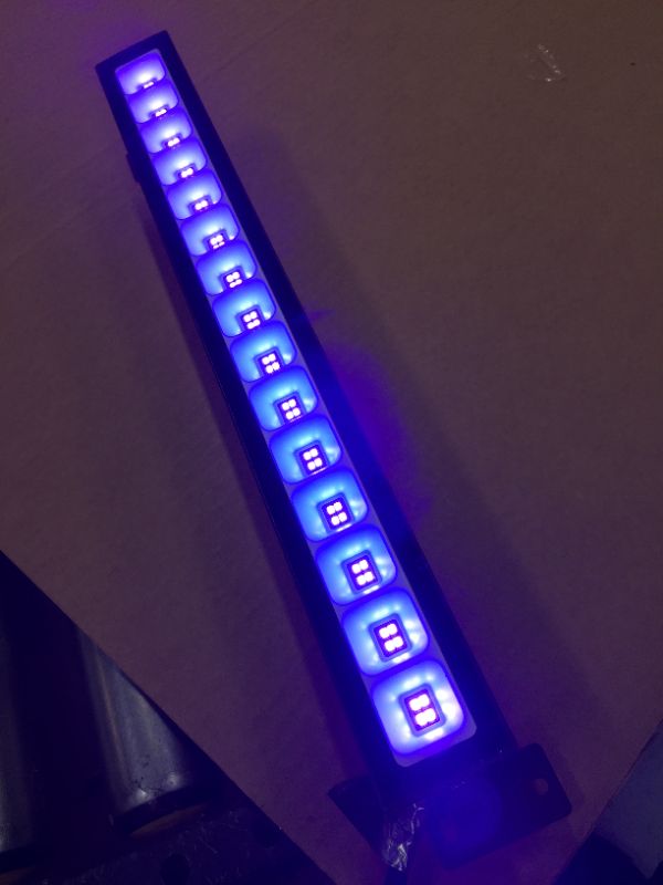 Photo 2 of  Black Light Bar, 64 LEDs Blacklight Flood Light with Plug, Switch 16 "