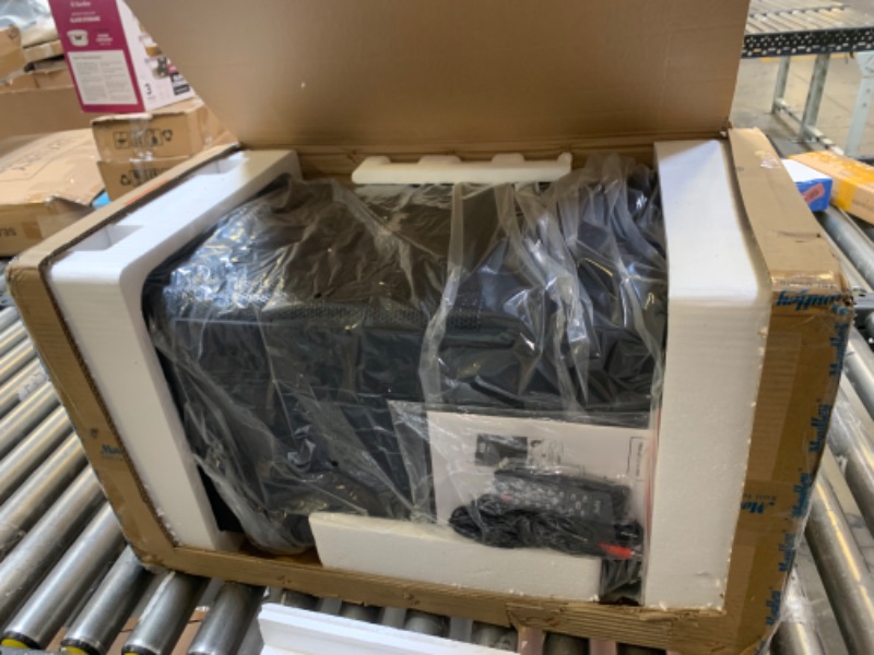 Photo 1 of Moukey Karaoke Machine, PA System with 12" Subwoofer, Portable Bluetooth Speaker with 2 Wireless Microphones, Party Lights and Echo/Treble/Bass Adjustment, Supports TWS/REC/AUX IN/MP3/USB/TF/FM --- Box Packaging Damaged, Item is New
