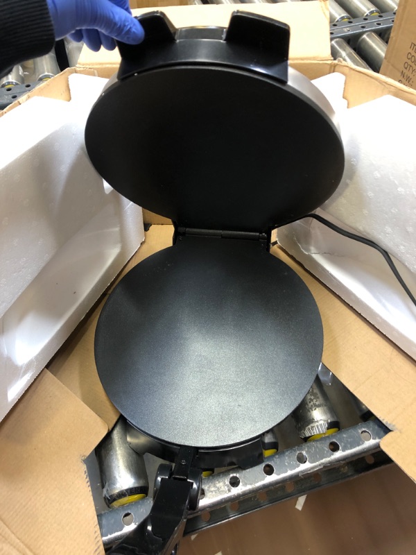 Photo 2 of 10inch Roti Maker by StarBlue with FREE Roti Warmer - The automatic Stainless Steel Non-Stick Electric machine to make Indian style Chapati, Tortilla, Roti AC 110V 50/60Hz 1200W USED 