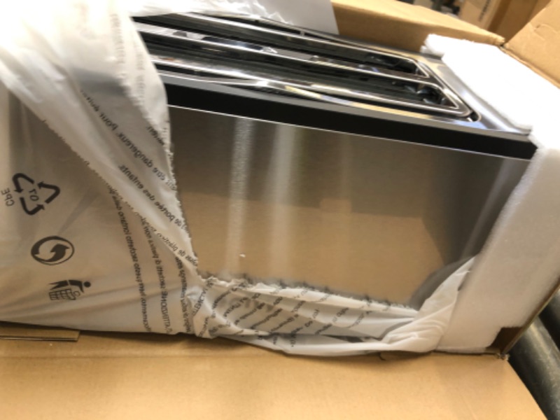 Photo 1 of Mecity 4 Slice Toaster, Long Slot Toaster With Countdown Timer, Bagel / Defrost / Reheat / Cancel Functions,Warming Rack, removable Crumb Tray, 6 Browning Settings, Extra Wide Long Slots, Stainless Steel Bread Toaster, 1300 Watts 4 Slice Stainless Steel