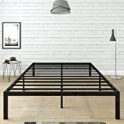 Photo 1 of AMBEE21 Minimalistic Full Metal Platform Frame/Under Bed Storage/Steel Slat Support/No Box Spring Needed/Headboard Attachment Slot/AMBEE21Headboard Attachment Slots Provided
