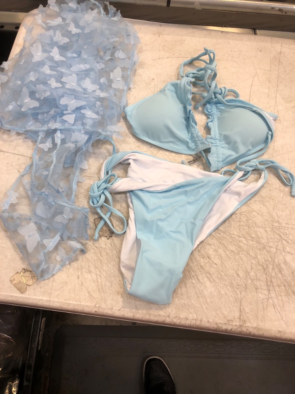 Photo 1 of 3 PIECE BIKINI 
SIZE 7 