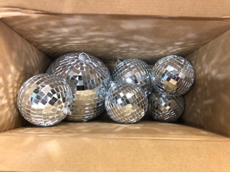 Photo 1 of 6 PACK DISCO BALLS 