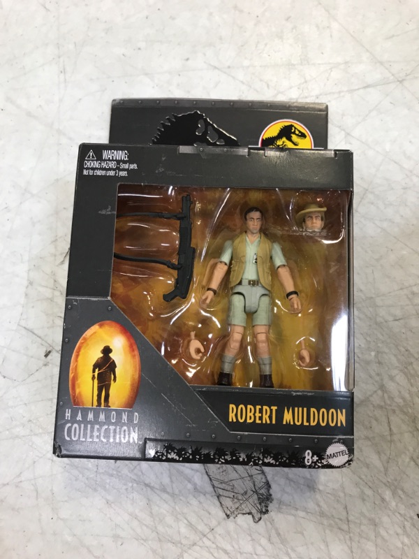 Photo 2 of Mattel Jurassic World Jurassic Park Hammond Collection Human Action Figure, Robert Muldoon with Articulation, 3.75-in Tall