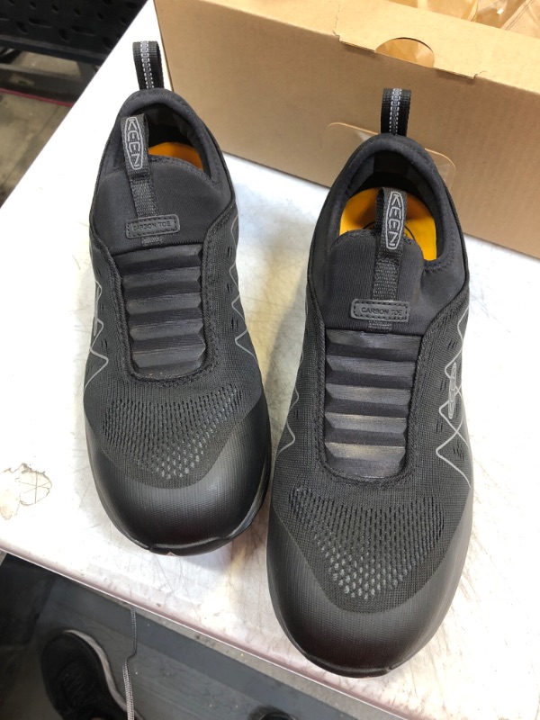 Photo 2 of KEEN Utility Men's Vista Energy Shift Low Composite Toe Slip On Industrial Work Sneakers 11 Vapor/Black