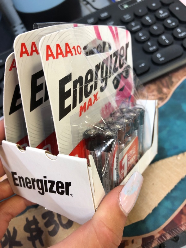 Photo 1 of AAA10 energizer battery 3 count 10 batteries