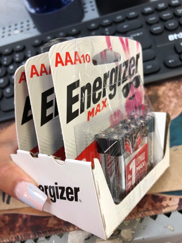 Photo 1 of AAA10 energizer battery 3 count 10 batteries