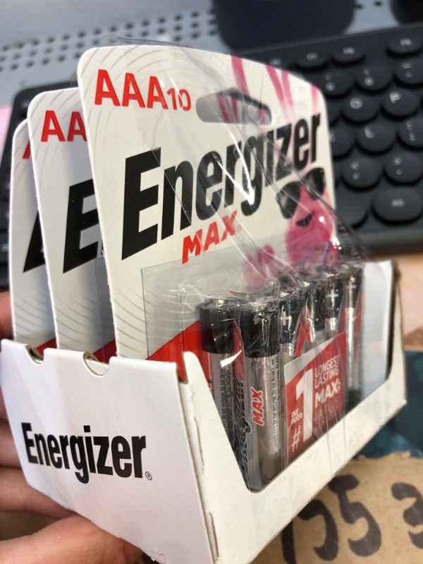 Photo 1 of AAA10 energizer battery 3 count 10 batteries