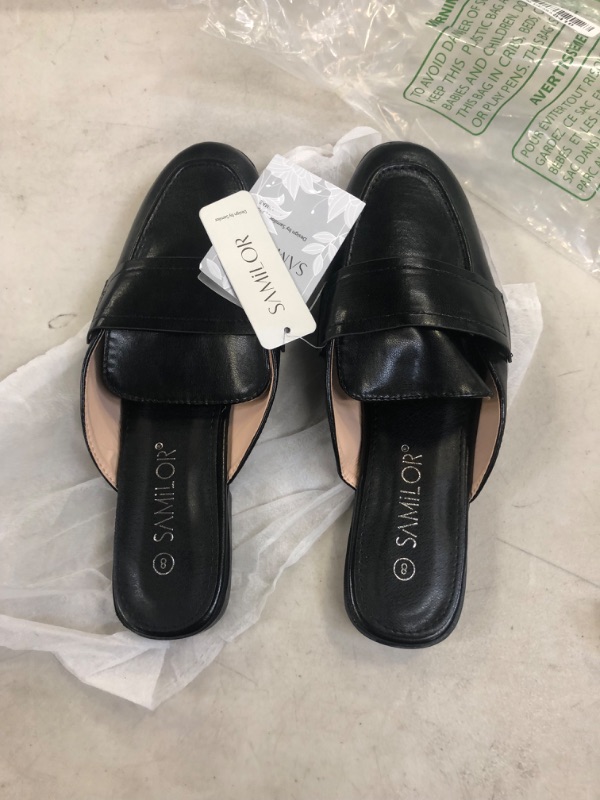 Photo 1 of black samilor loafers size 8 