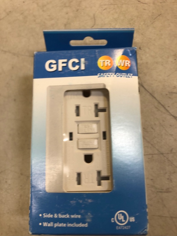 Photo 2 of 20 A Tamper Weather Resistant(TR/WR)GFCI LED Outlet w/Wallplate UL 2018