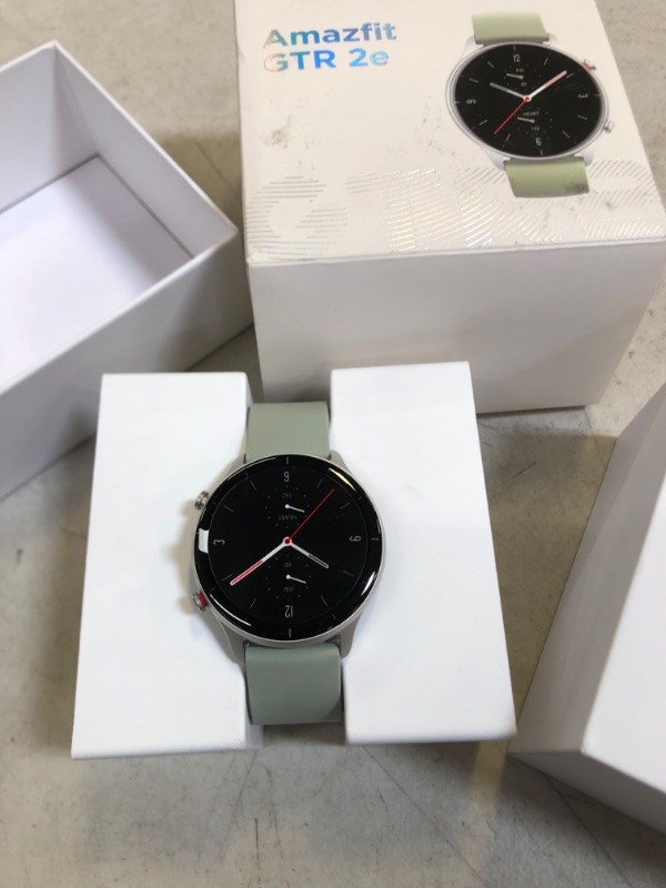 Photo 1 of Amazfit GTR 2e Smart Watch 1.39" AMOLED Always-On Display SpO2 Blood Oxygen Sensor 90 Sports Modes 24hrs Health Monitoring | 5 ATM Water Resistance | 24 Days Battery Life | Built-In Alexa - Green