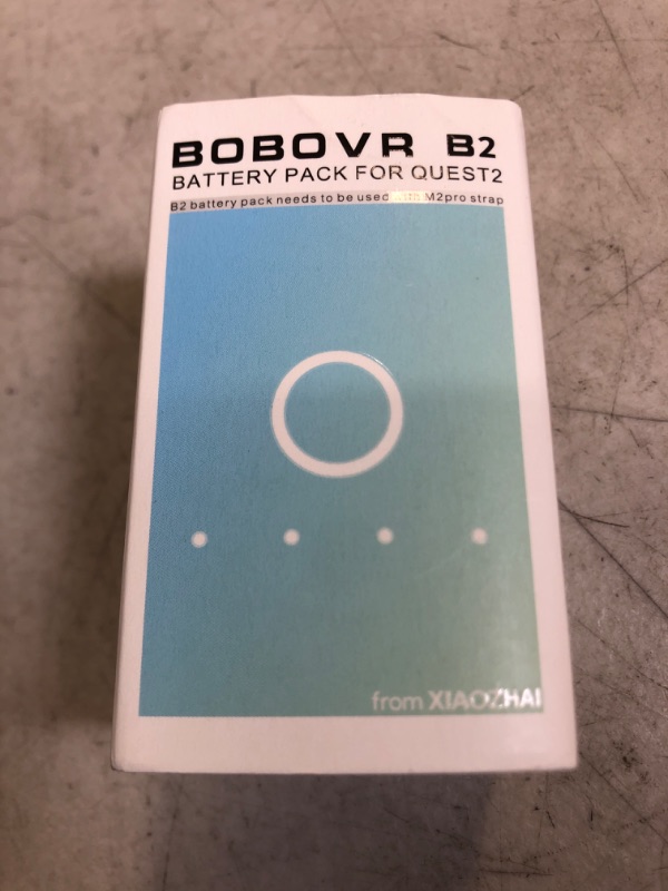 Photo 1 of BOBOVR B2 Battery Pack - M2 Pro Replacement Spare Battery 5200mAh, Increase Quest2 About 3 hrs time, Magnetic Connections