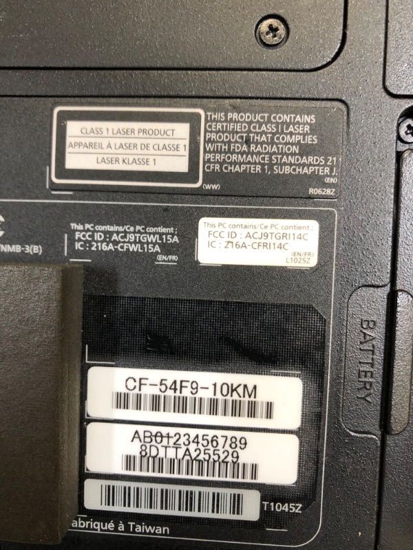 Photo 5 of Panasonic Toughbook CF-54, 14 FHD Touchscreen, 6th Gen Intel Core i5-6300U 2.40 GHz, 16GB, 512GB SSD, Intel HD Graphics 520, Windows 10 Pro (Renewed)
