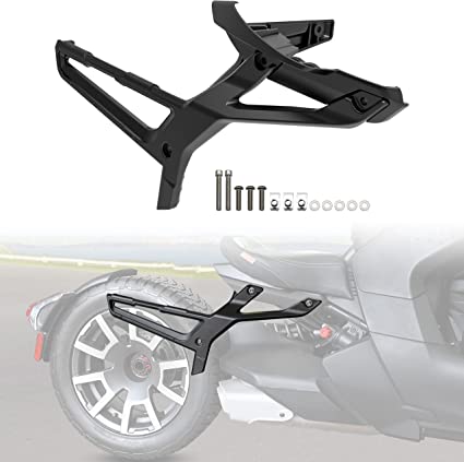 Photo 1 of Aluminum Saddlebag Rack for Can-Am Ryker, SAUTVS Black Luggage Bag Rack Kit for Can Am Ryker All Models Accessories *** ITEM DOES NOT INCLUDE HARDWARE ***
