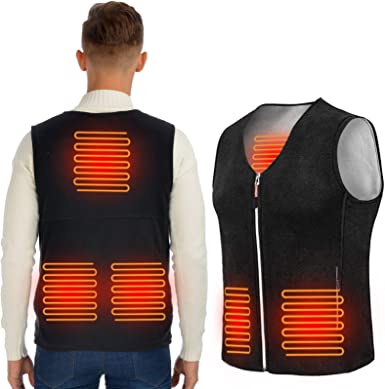 Photo 1 of ISOPHO Heated Vest for Men and Women, USB Charging Heating for 8 Hours, Size XXXL
