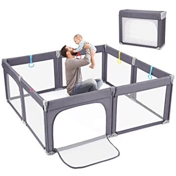 Photo 1 of Baby Playpen, Dripex Upgrade Portable Kids Activity Centre Safety Play Yard Indoor Outdoor 
