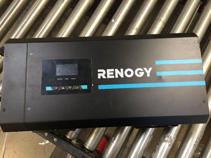 Photo 3 of Renogy 2000w Pure Sine Wave Inverter Charger 12V DC to 120V AC Surge 6000w Off-Grid Solar Inverter Charger for RV Boat Home w/ LCD Display, Auto Transfer Switch, Compatible with Lithium Battery
