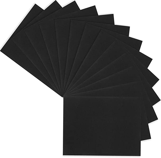 Photo 1 of 100 Sheets 3mm Craft Foam Black 12 x 12