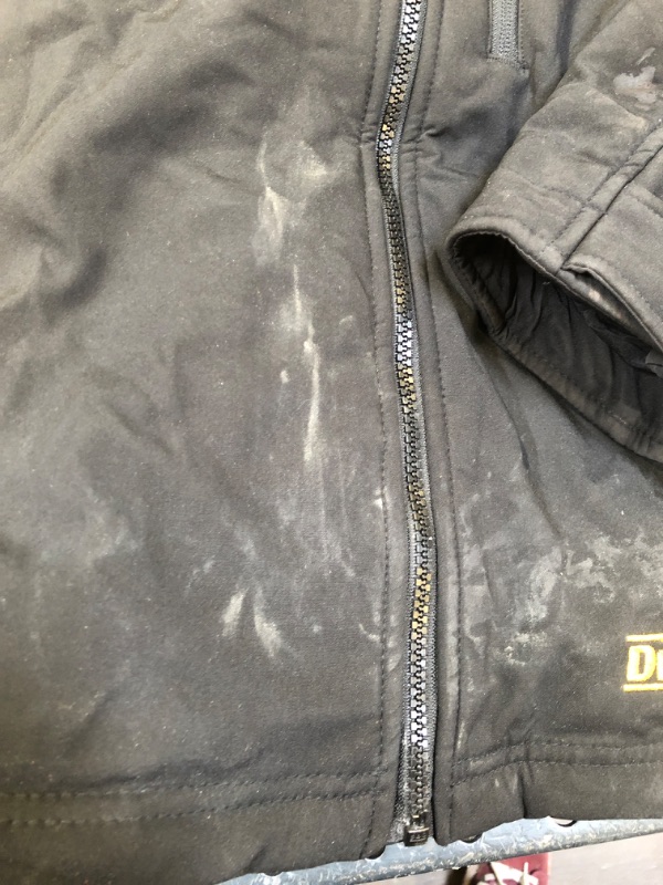 Photo 1 of DEWALT Heated Soft Shell Jacket Kit X-Large  -- DIRTY BUT FUNCTIONAL , NEEDS A WASH --