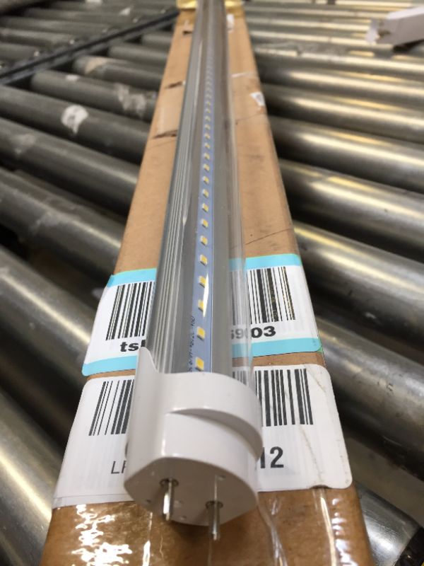 Photo 3 of 2FT LED Tube Light, T8 T10 Type B LED Light Bulb, 1120LM High Bright, 24 Inch F20T12 Fluorescent Replacement, Ballast Bypass, 8W(20W Equiv), 5000K Daylight, Double Ended Power, Clear Cover (4 Pack)