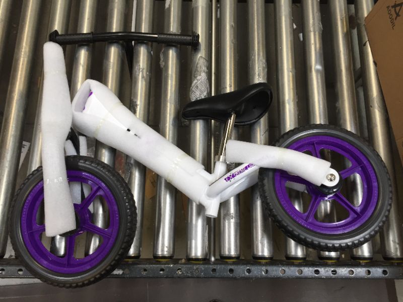 Photo 2 of Bixe: Purple (Lightweight - 4LBS) Aluminum Balance Bike for Kids and Toddlers - No Pedal Sport Training Bicycle - Bikes for 2, 3, 4, 5 Year Old