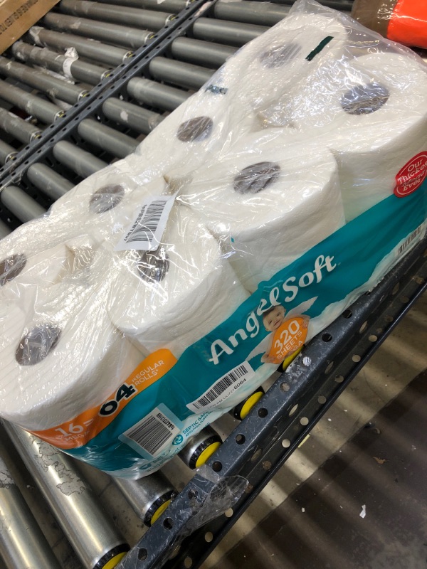 Photo 2 of Angel Soft® Toilet Paper, 16 Mega Rolls = 64 Regular Rolls, 2-Ply Bath Tissue