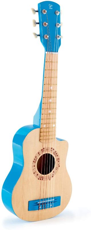 Photo 1 of Hape Kid's Flame First Musical Guitar, Blue ,L: 25.7, W: 2.4, H: 8.4 inch
