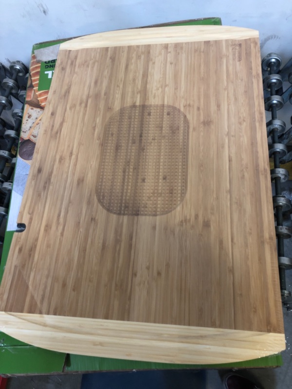 Photo 3 of 30x20 Bamboo Extra Large Cutting Board- Use as a Charcuterie Board, Butcher Block, Over Sink Cutting Board, Brisket Cutting Board, Rv Stove Top Cover, Noodle Board Stove Cover, Meat Cutting Board