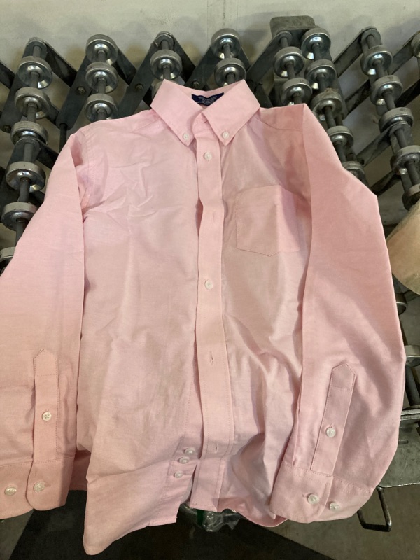 Photo 1 of BOYS IZOD PINK BUTTON UP 10