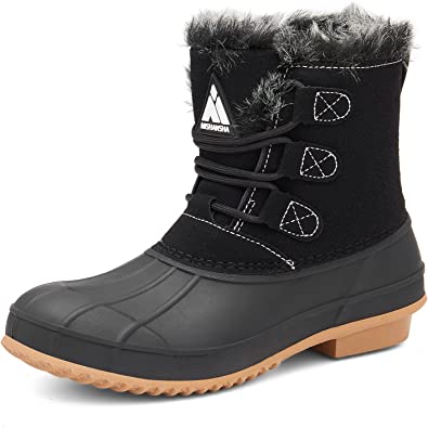 Photo 1 of SIZE 9----Women's Snow Boots Mid Calf Insulated Duck Boot Cold Weather Winter Shoes Warm Waterproof Non SliIP