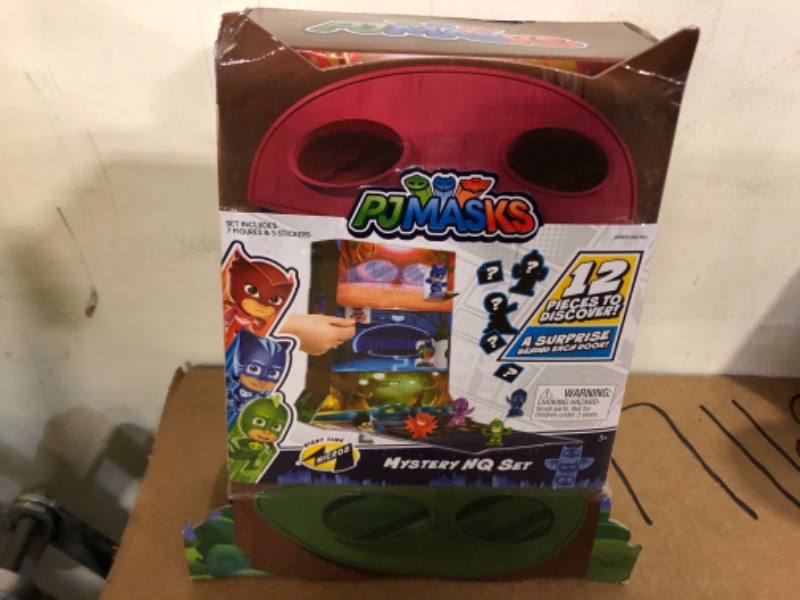 Photo 3 of Just Play PJ Masks Night Time Micros Mystery HQ Box Set, Collectible Hidden Mini Figures, Styles May Vary