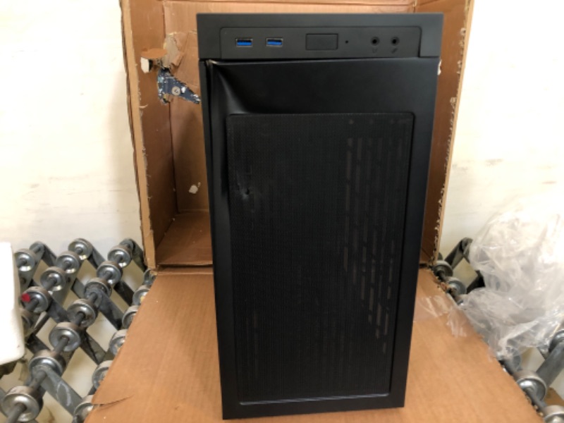 Photo 1 of LIAN LI High Airflow ATX PC Case, RGB Gaming Computer Case, Mesh Front Panel Mid-Tower Chassis w/ 3 ARGB PWM Fans Pre-Installed, USB Type-C Port, Tempered Glass Side Panel (LANCOOL 205 MESH C, Black) LANCOOL 205 MESH RGB - TYPE C - ATX - Black