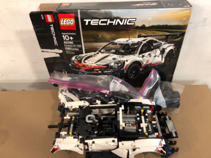 Photo 3 of LEGO Technic Porsche 911 RSR 42096 Race Car Building Set STEM Toy for Boys and Girls Ages 10+ Features Porsche Model Car with Toy Engine (1,580 Pieces)