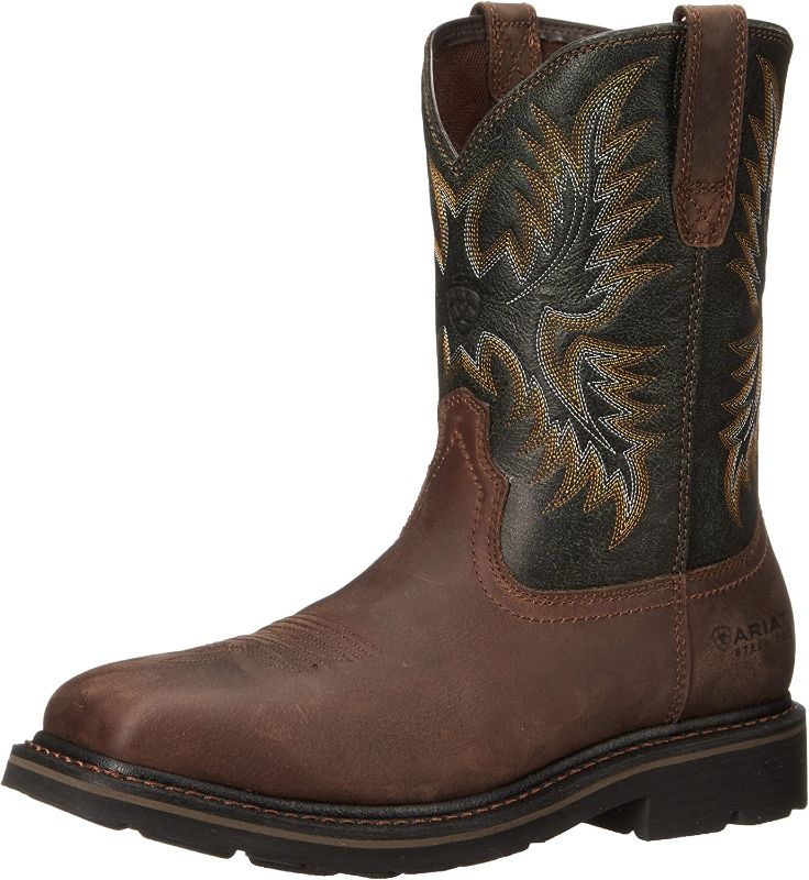 Photo 1 of Ariat Sierra Wide Square Toe Steel Toe Work Boots - Men’s Safety Toe Western Inspired Boot
size 12
