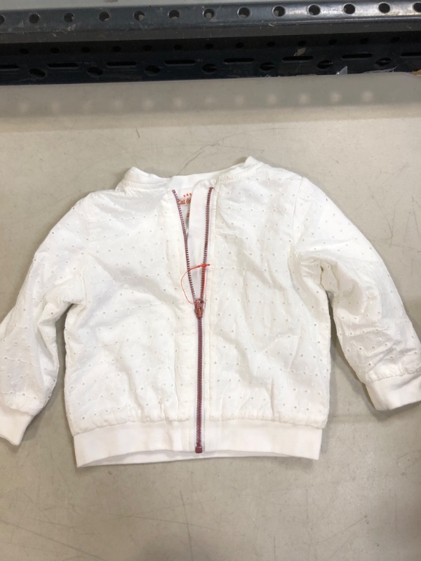 Photo 2 of  Size18M---Baby Girls' Eyelet Bomber Jacket - Cat & Jack™