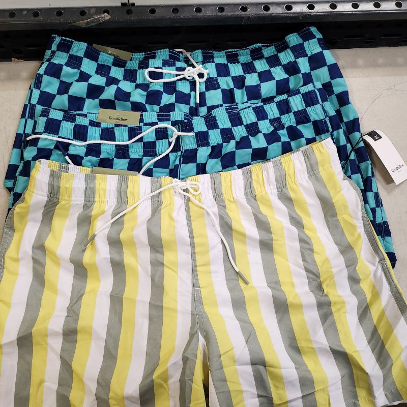 Photo 1 of 3 piece GoodFellow swim trunks bundle size XL