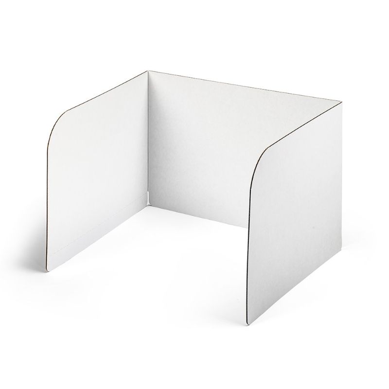 Photo 1 of Privacy Shields for Student’s Desks set of 20, white