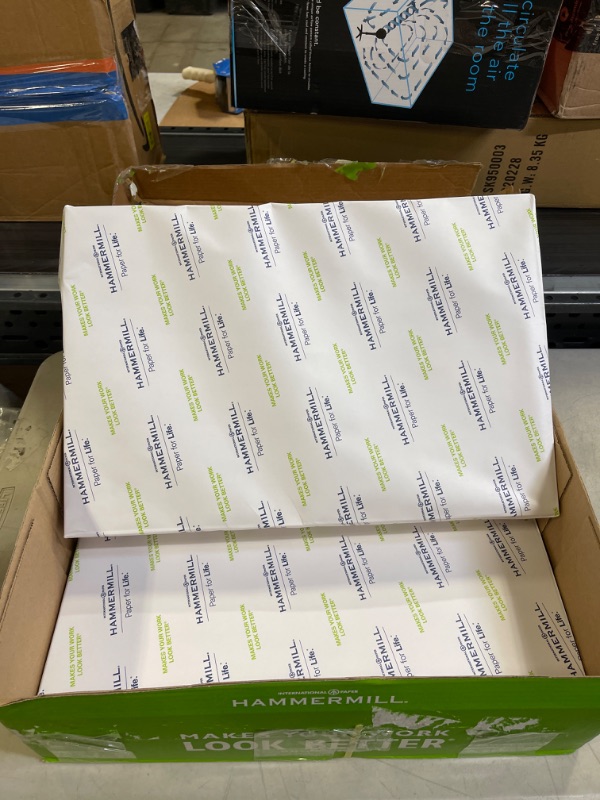 Photo 2 of Hammermill Printer Paper, Premium Color 32 lb Copy Paper, 19 x 13 - 1 Ream (500 Sheets) - 100 Bright, Made in the USA, 106128R 1 Ream | 500 Sheets 19x13
***ONLY 2 REMS***