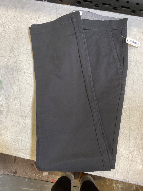 Photo 2 of Amazon Essentials Men's Slim-Fit Casual Stretch Khaki Pant 34W x 34L Black