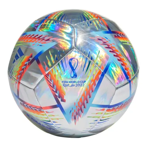 Photo 1 of adidas 2022 FIFA World Cup Qatar Al Rihla Foil Training Ball in White  -- NO HOLES --