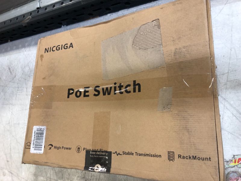 Photo 2 of 48 Port Gigabit PoE Switch Unmanaged with 48 Port IEEE802.3af/at PoE+@400W, 2 x 1G SFP, NICGIGA 50 Port Network Power Over Ethernet Switch, Desktop/Rackmount 50 port| 48xPoE+ 400W | 2xUplink