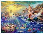 Photo 1 of Ceaco 750 Piece Thomas Kinkade Disney Collection - The Little Mermaid Jigsaw Puzzle 