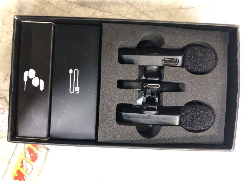 Photo 3 of Wireless Lavalier Microphone for Type-C Port, IUMAKEVP Plug and Play Lapel Clip-on Mini Mic with Auto Sync and Noise Reduction for Video Recording, TikTok Live Steam, YouTube, Vlog, Interview (2 Mics)