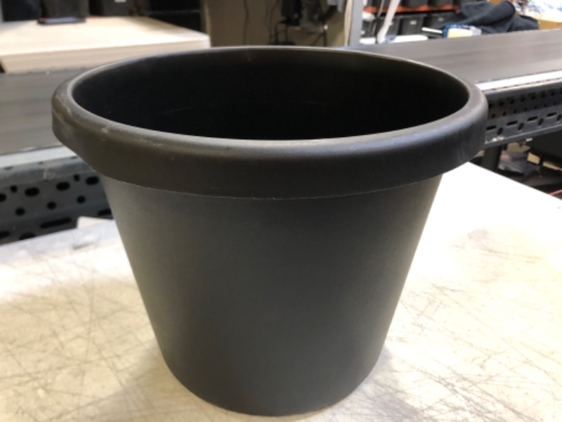 Photo 2 of Akro Mils NSB002G0G18D050LRT1B Nursery Pot, Black
