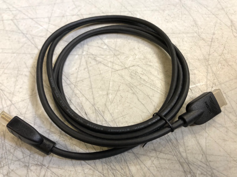 Photo 2 of Amazon Basics High-Speed HDMI Cable (18 Gbps, 4K/60Hz) - 6 Feet, Black
