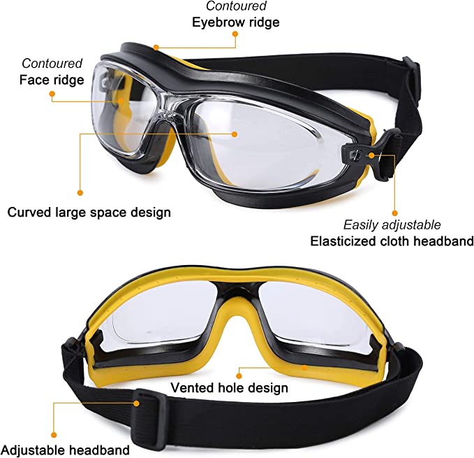 Photo 1 of  Safety Goggle with Anti-Fog/Anti-Scratch Coating Dustproof and Sandproof Impact Resistance Protective Goggle