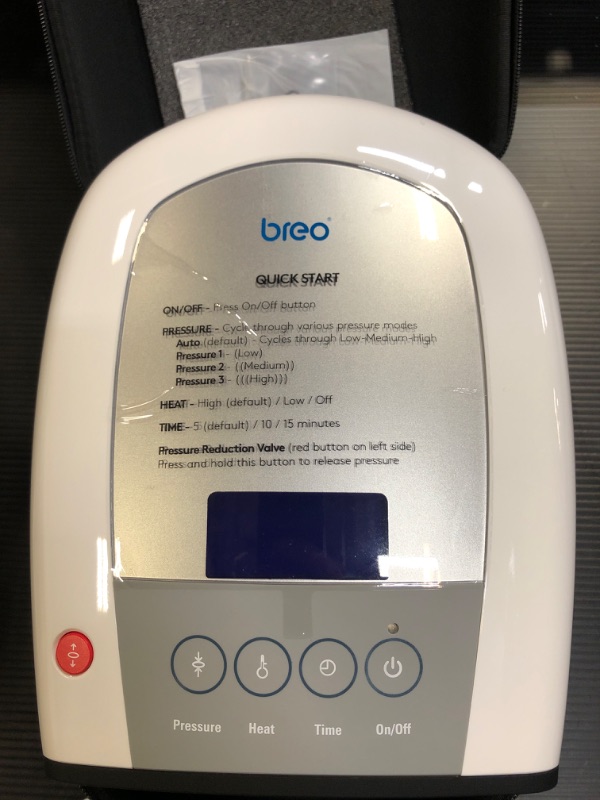 Photo 3 of Breo iPalm520 Electric Acupressure Palm Hand Finger Massager with Air Pressure Heat Compress and LCD Display for a Gift of Fingers Strain/Numbness Relief (LCD Version)