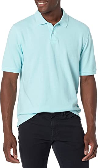 Photo 1 of Amazon Essentials Men's Regular-Fit Cotton Pique Polo Shirt -- Size Small