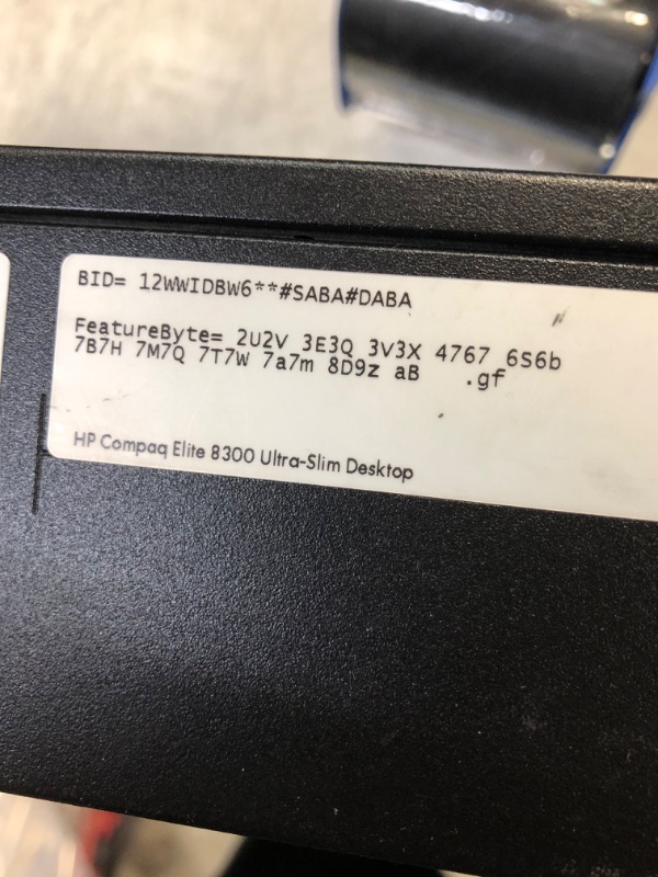 Photo 5 of HP Elite 8300 Ultra-Slim Desktop PC, 2nd Gen Intel Core i5 2.5GHz, 4GB, 250GB HDD, DRW, Windows 10 Pro